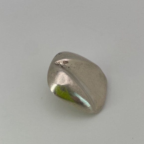 Vintage Sterling Silver Abstract Earrings 1980’s - Picture 4 of 5